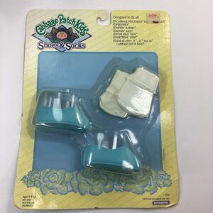 Vtg Cabbage Patch Kids Shoes Socks New Sealed Preemies-16" Doll 1991 Authentic
